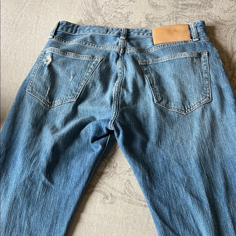 Rag And Bone Jeans With Patchwork - image 6